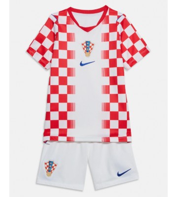 Kroatien Hjemmebanetrøje Børn VM 2026 Kortærmet (+ Korte bukser)